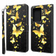 Hülle Samsung Galaxy S21 Ultra 5G Gelbe Schmetterlinge
