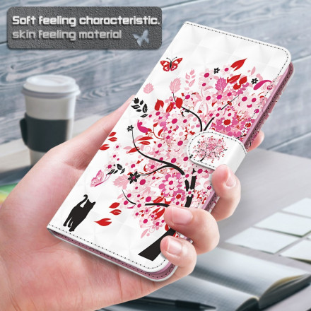 Hülle Samsung Galaxy S21 Ultra 5G Baum Pink