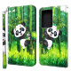Samsung Galaxy S21 Ultra 5G Hülle Panda und Bambus