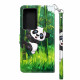 Samsung Galaxy S21 Ultra 5G Hülle Panda und Bambus