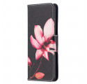 Hülle Samsung Galaxy S21 Ultra 5G Blume Rosa