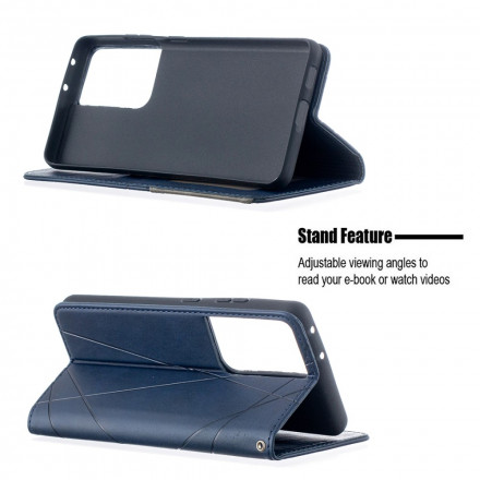 Flip Cover Samsung Galaxy S21 Ultra 5G Style Künstlerin