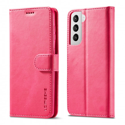 Hülle Samsung Galaxy S21 5G LC.IMEEKE Lederoptik