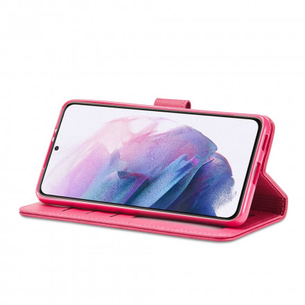 Hülle Samsung Galaxy S21 5G LC.IMEEKE Lederoptik