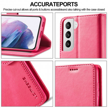 Hülle Samsung Galaxy S21 5G LC.IMEEKE Lederoptik