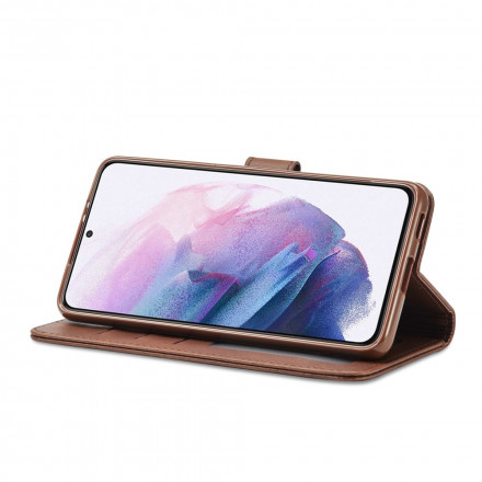 Hülle Samsung Galaxy S21 5G LC.IMEEKE Lederoptik