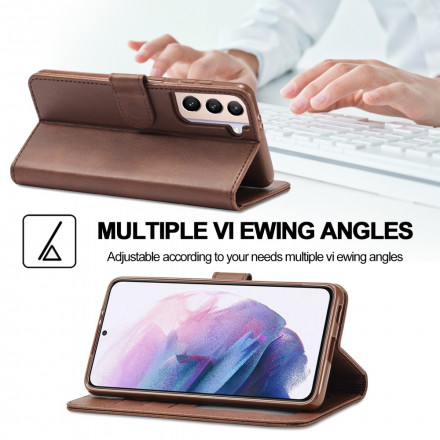 Hülle Samsung Galaxy S21 5G LC.IMEEKE Lederoptik