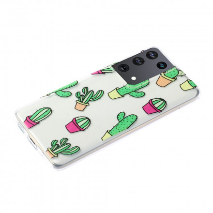 Samsung Galaxy S21 Ultra 5G Minis Cactus Cover