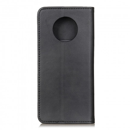 Flip Cover Xiaomi Redmi Note 9 5G / Note 9T 5G Schlitzleder Eleganz