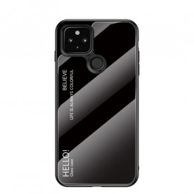 Google Pixel 4a 5G Panzerglas Cover Hello