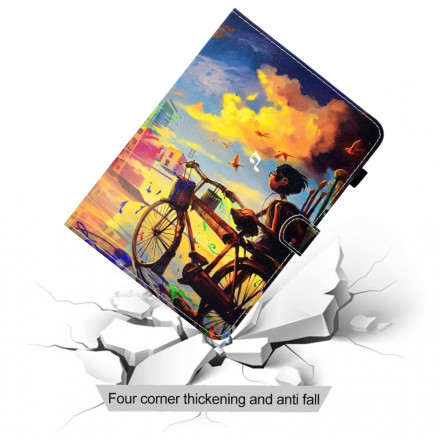 Hülle Samsung Galaxy Tab A7 (2020) Fahrrad Art