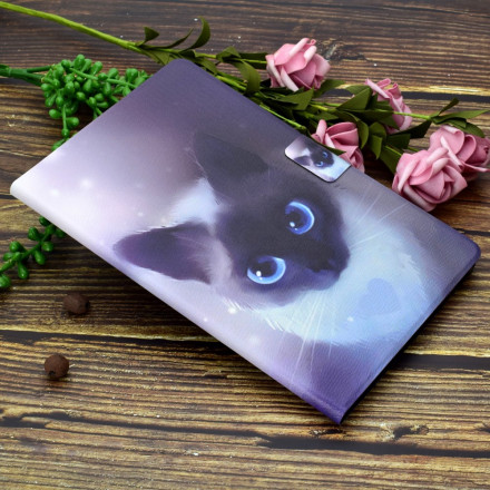 Hülle Samsung Galaxy Tab A7 (2020) Katze Blaue Augen