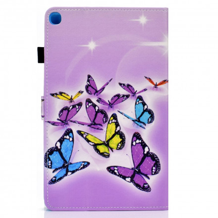 Hülle Samsung Galaxy Tab A7 (2020) Gemalte Schmetterlinge
