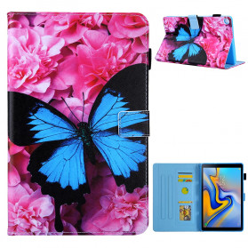 Hülle Samsung Galaxy Tab A7 (2020) Schmetterling Floral