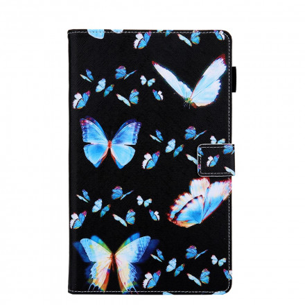 Samsung Galaxy Tab A7 (2020) Multiple Butterflies Hülle