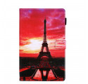 Hülle Samsung Galaxy Tab A7 (2020) Sunset Eiffelturm