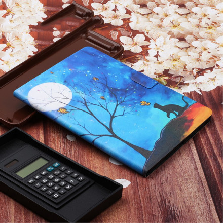 Hülle Samsung Galaxy Tab A7 (2020) Baum mit Mond und Sonne