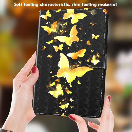 Hülle Samsung Galaxy Tab A7 (2020) Schmetterlinge Spot Light