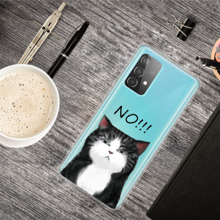 Samsung Galaxy A52 5G Cover Die Katze, die Nein sagt