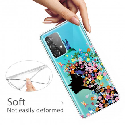 Samsung Galaxy A52 5G Cover Hübscher Blumenkopf