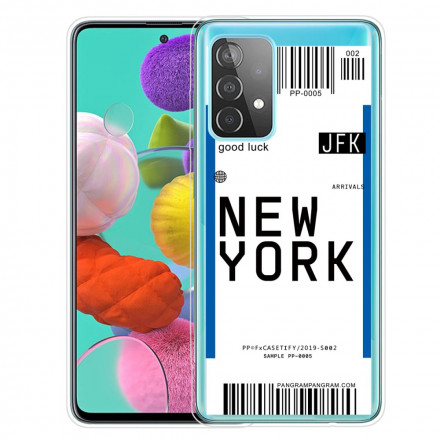 Samsung Galaxy A52 5G Boarding Pass to New York Cover
