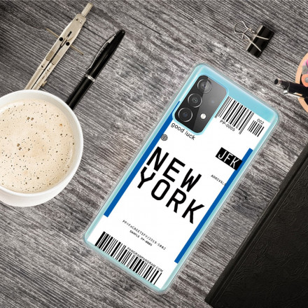 Samsung Galaxy A52 5G Boarding Pass to New York Cover