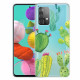 Samsung Galaxy A52 5G Cover Cactus Aquarell