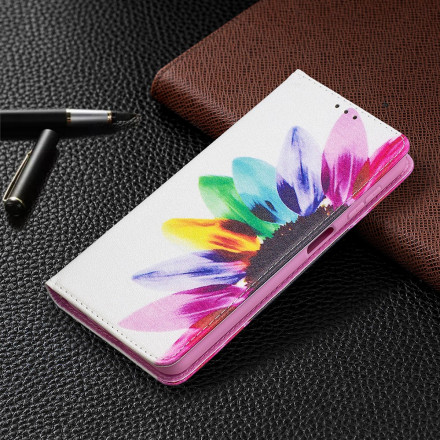 Flip Cover Samsung Galaxy A32 5G Blume Aquarell