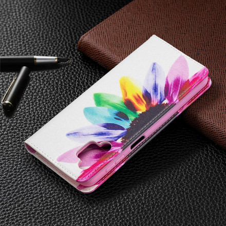 Flip Cover Samsung Galaxy A32 5G Blume Aquarell