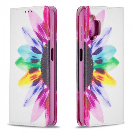 Flip Cover Samsung Galaxy A32 5G Blume Aquarell