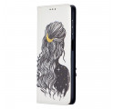 Flip Cover Samsung Galaxy A32 5G Hübsches Haar