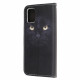 Samsung Galaxy A32 5G Katzenaugen Tasche Schwarz mit Lanyard