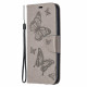 Xiaomi Redmi 9A Tasche Gedruckte Schmetterlinge mit Riemen