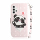 Samsung Galaxy A32 5G Panda Love Tasche mit Riemen