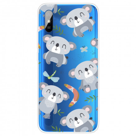 Xiaomi Redmi 9A Cover Niedliche Koalas