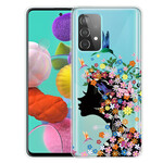 Samsung Galaxy A32 5G Cover Hübscher Blumenkopf
