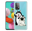 Samsung Galaxy A32 5G Cover Lustige Hunde