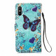 Xiaomi Redmi 9A Love Butterflies Tasche mit Riemen