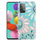 Samsung Galaxy A32 5G Transparent Cover Eine Blume