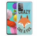 Samsung Galaxy A32 5G Fuchs Cover / Crazy Like a Fox