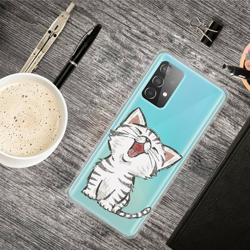 Samsung Galaxy A32 5G Cute Cat Cover