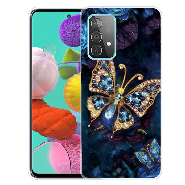 Samsung Galaxy A32 5G Schmetterling Luxe Cover