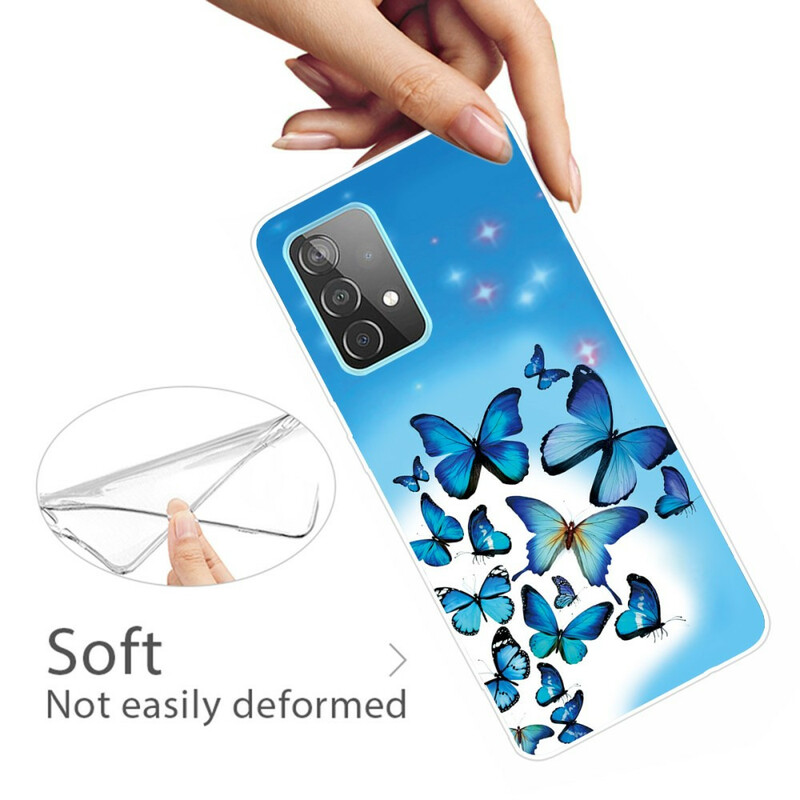 Samsung Galaxy A32 5G Schmetterlinge Cover