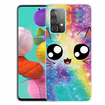 Samsung Galaxy A32 5G Katze Cartoon Cover