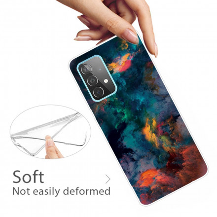 Samsung Galaxy A32 5G Cover Bunte Wolken