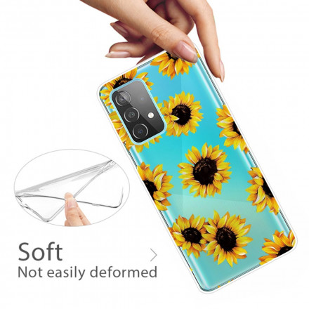 Samsung Galaxy A32 5G Sonnenblumen Cover