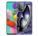 Samsung Galaxy A32 5G Schmetterling Royal Cover