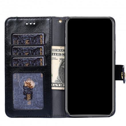 Hülle Samsung Galaxy A42 5G Geldbörse mit Reißverschluss