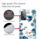 Samsung Galaxy A52 5G Cover Transparent Retro Schmetterlinge und Blumen