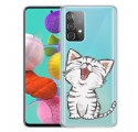 Samsung Galaxy A52 5G Cute Cat Cover